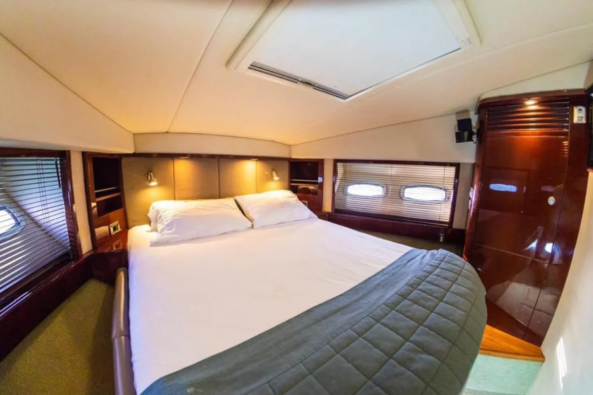 Yacht cabin interior